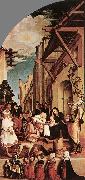 HOLBEIN, Hans the Younger The Oberried Altarpiece (left wing) sg china oil painting artist